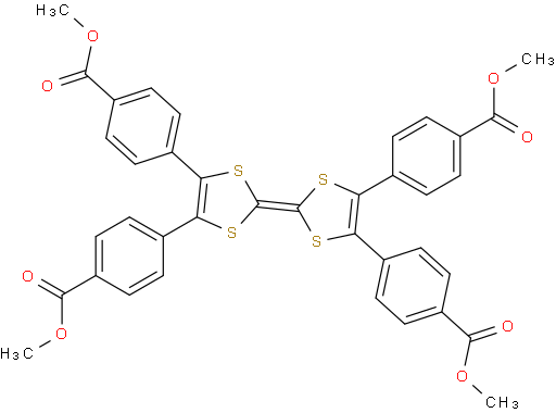 tetramethyl 4,4',4'',4'''-([2,2'-bi(1,3-dithiolylidene)]-4,4',5,5'-tetrayl)tetrabenzoate