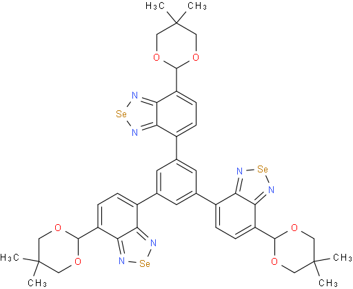 1,3,5-tris(7-(5,5-dimethyl-1,3-dioxan-2-yl)benzo[c][1,2,5]selenadiazol-4-yl)benzene