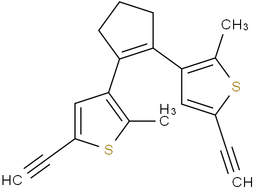 1,2-bis(5-ethynyl-2-methylthiophen-3-yl)cyclopent-1-ene