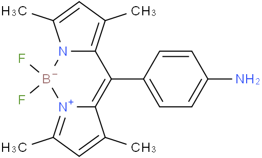 10-(4-氨基苯基)-5,5-二氟-1,3,7,9-四甲基-5H-二吡咯并[1,2-c:2 ',1'-f][1,3,2]二氮杂硼杂茚-4-鎓-5-uide