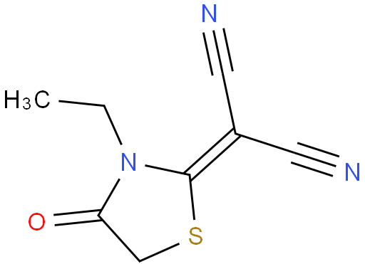 2-(3-乙基-4-氧噻唑烷-2-亚基)丙二腈