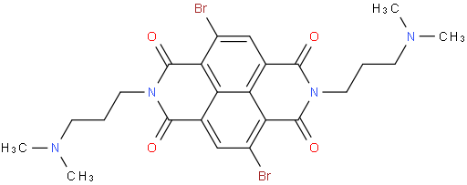 4,9-二溴-2,7-双(3-(二甲氨基丙基)苯并[LMN][3,8]菲咯林-1,3,6,8(2H,7H)-四酮