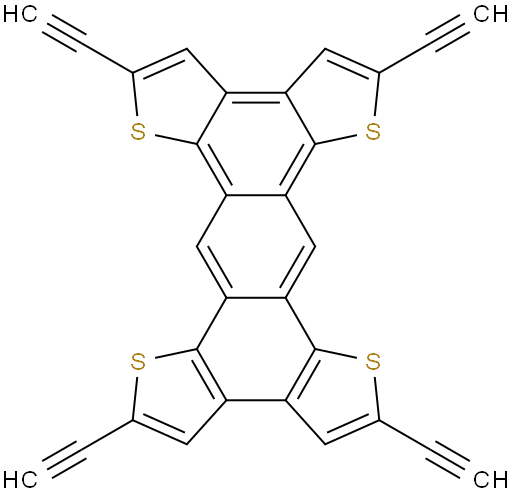 2,5,9,12-tetraethynylanthra[1,2-b:4,3-b':5,6-b'':8,7-b''']tetrathiophene