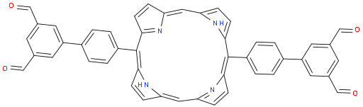 4',4'''-(porphyrin-5,15-diyl)bis(([1,1'-biphenyl]-3,5-dicarbaldehyde))