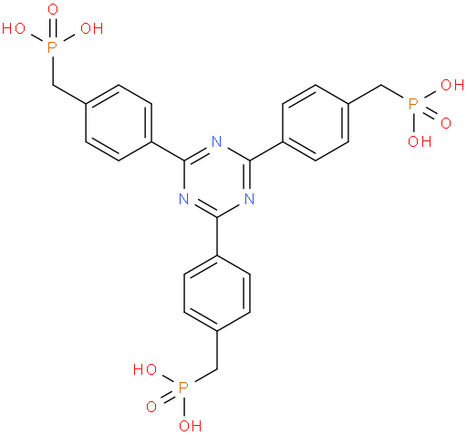 (((1,3,5-triazine-2,4,6-triyl)tris(benzene-4,1-diyl))tris(methylene))tris(phosphonic acid)