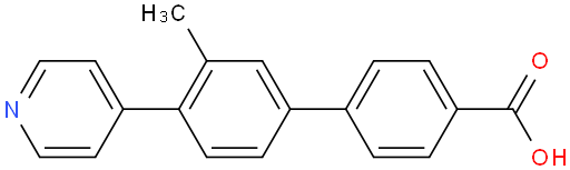 3'-methyl-4'-(pyridin-4-yl)-[1,1'-biphenyl]-4-carboxylic acid