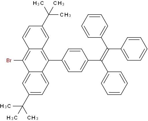 9-bromo-2,6-di-tert-butyl-10-(4-(1,2,2-triphenylvinyl)phenyl)anthracene