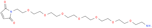 1-(23-amino-3,6,9,12,15,18,21-heptaoxatricosyl)pyrrolidine-2,5-dione