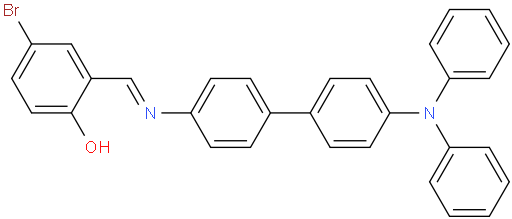 (E)-4-bromo-2-(((4'-(diphenylamino)-[1,1'-biphenyl]-4-yl)imino)methyl)phenol