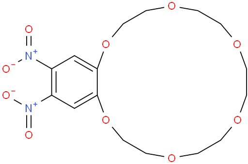 18,19-dinitro-2,3,5,6,8,9,11,12,14,15-decahydrobenzo[b][1,4,7,10,13,16]hexaoxacyclooctadecine