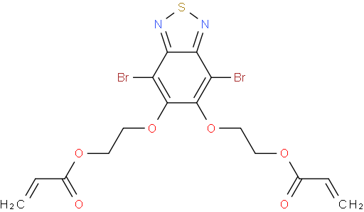 ((4,7-dibromobenzo[c][1,2,5]thiadiazole-5,6-diyl)bis(oxy))bis(ethane-2,1-diyl) diacrylate