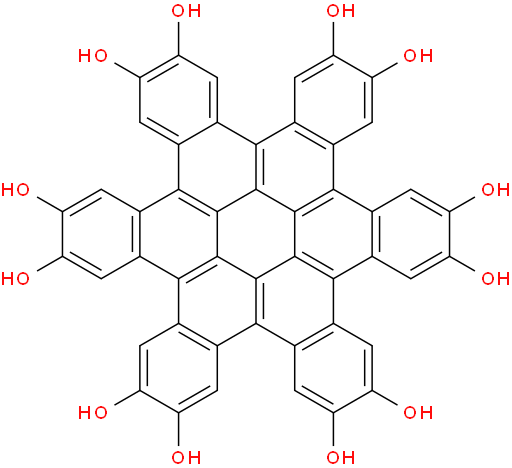 trinaphtho[1,2,3,4-fgh:1',2',3',4'-pqr:1'',2'',3'',4''-za1b1]trinaphthylene-2,3,6,7,10,11,14,15,18,19,22,23-dodecaol