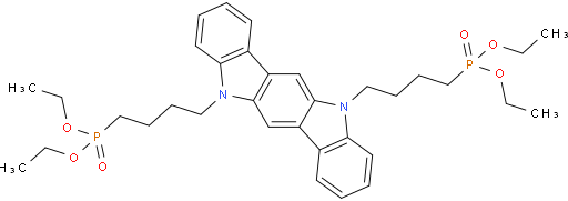 tetraethyl (indolo[3,2-b]carbazole-5,11-diylbis(butane-4,1-diyl))bis(phosphonate)