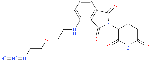 4-((2-(2-azidoethoxy)ethyl)amino)-2-(2,6-dioxopiperidin-3-yl)isoindoline-1,3-dione
