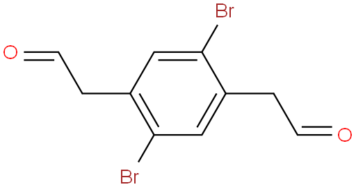 2,2'-(2,5-dibromo-1,4-phenylene)diacetaldehyde