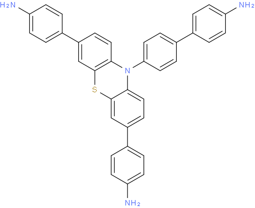 4,4'-(10-(4'-amino-[1,1'-biphenyl]-4-yl)-10H-phenothiazine-3,7-diyl)dianiline