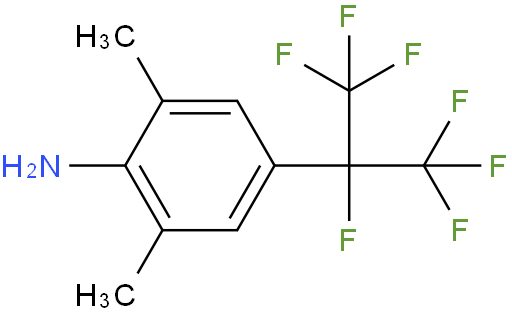 2,6-dimethyl-4-(perfluoropropan-2-yl)aniline