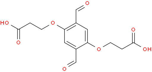 3,3'-((2,5-diformyl-1,4-phenylene)bis(oxy))dipropionic acid