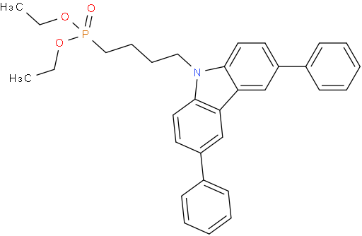 diethyl (4-(3,6-diphenyl-9H-carbazol-9-yl)butyl)phosphonate