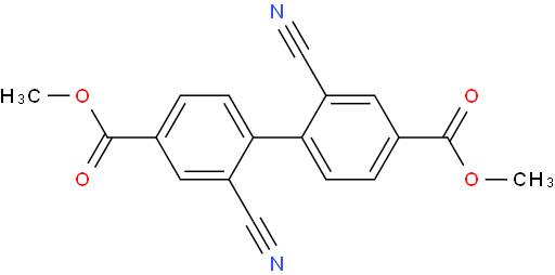 dimethyl 2,2'-dicyano-[1,1'-biphenyl]-4,4'-dicarboxylate