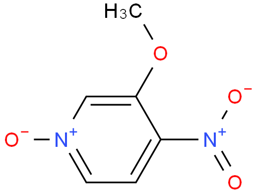 3-甲氧基-4-硝基吡啶 N-氧化物